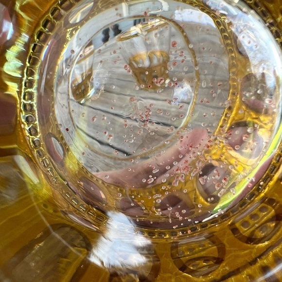 VTG 5-Piece Culver Antigua 22k Gold MCM Barware Old Fashioned Flare Crackle Oval - Picture 16 of 16